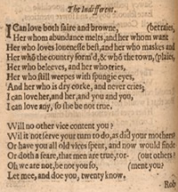 "The Indifferent" as printed in Poems by John Donne, 1633