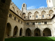 Courtyard in the pope's palace