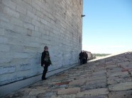 Mary on the roof of the pope's palace