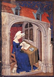 pisan-with-book